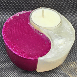 Yin Yang Refillable Resin Tealight