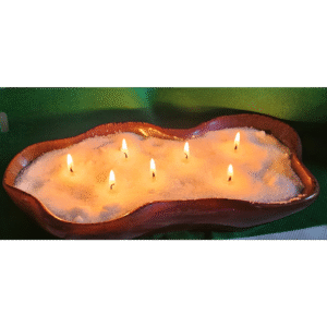 Large Resin Gem Candle