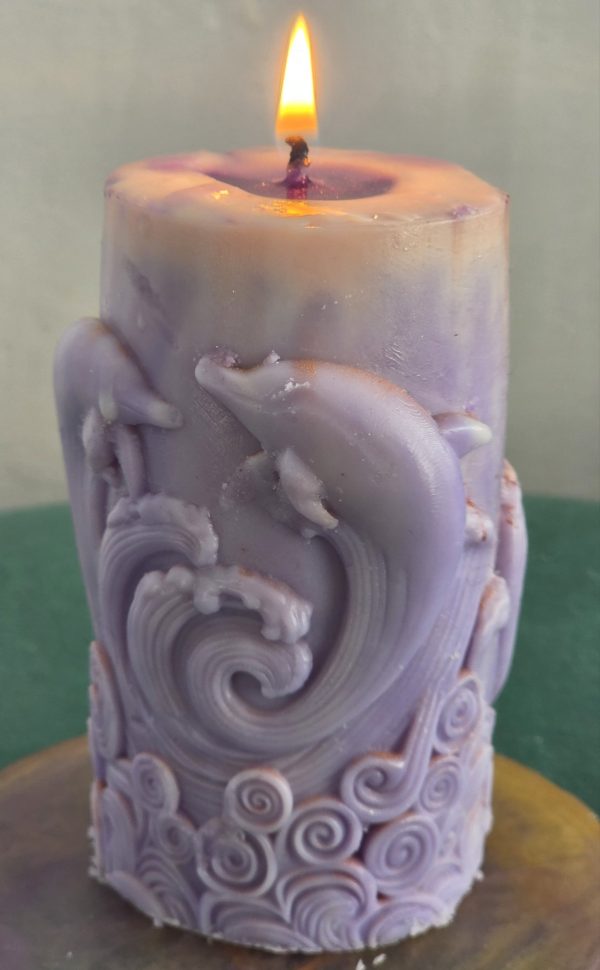 Soy Candle marine theme